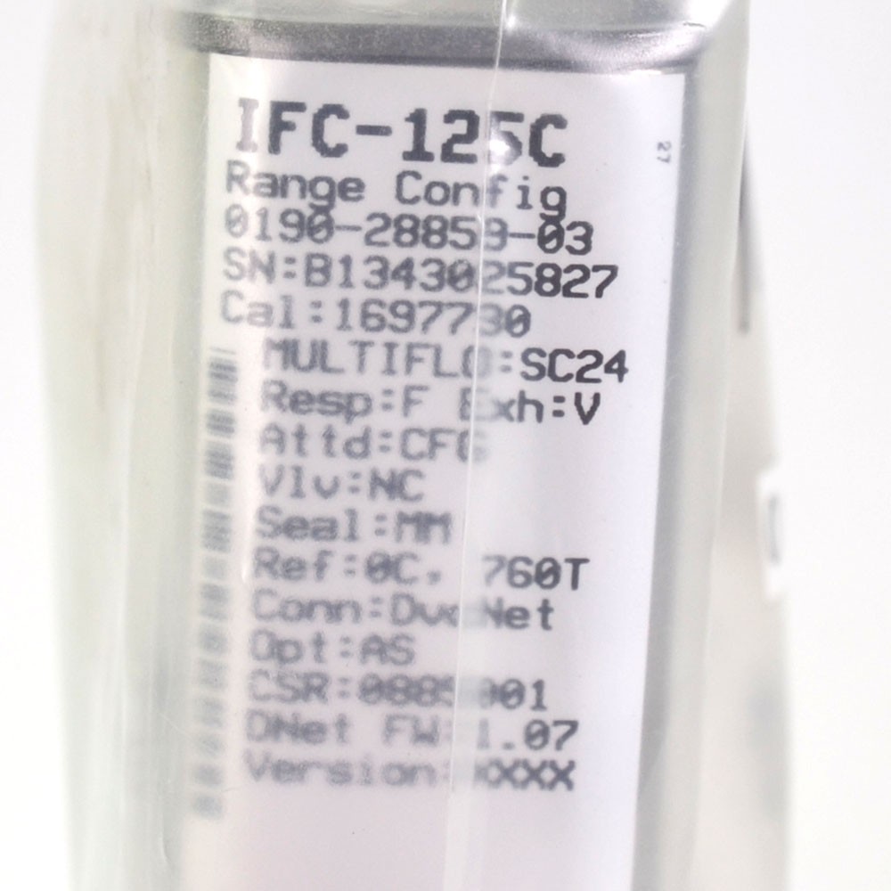 NEW Celerity Unit IFC-125C Mass Flow Controller MFC N2 860cc D-Net C-Seal +Cert