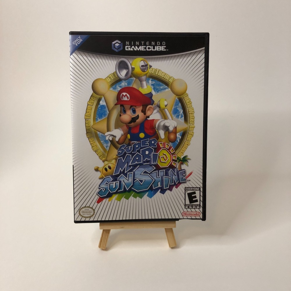 Replacement GameCube Case for Super Mario Sunshine