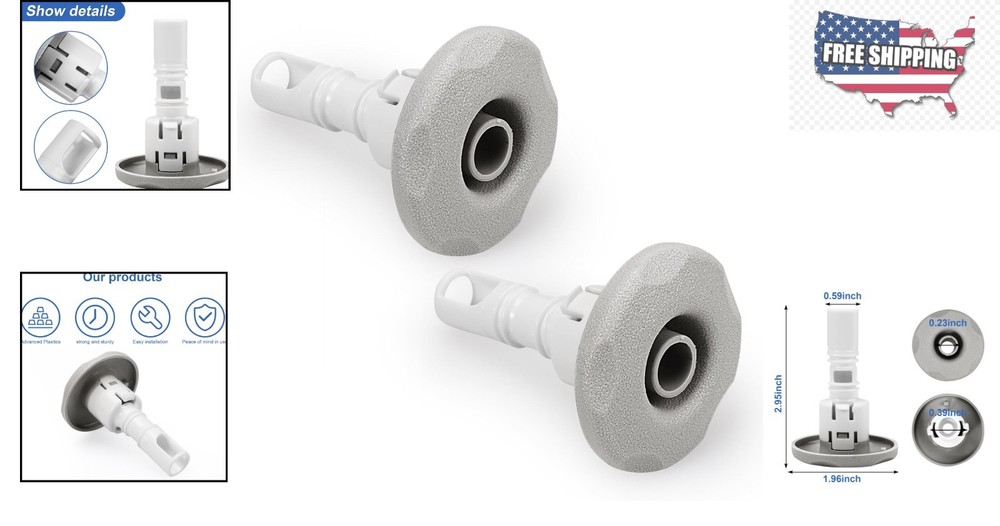 Luxury Hot Tub Jet Replacements - 2" Cluster Storm Diffusers for Relaxation