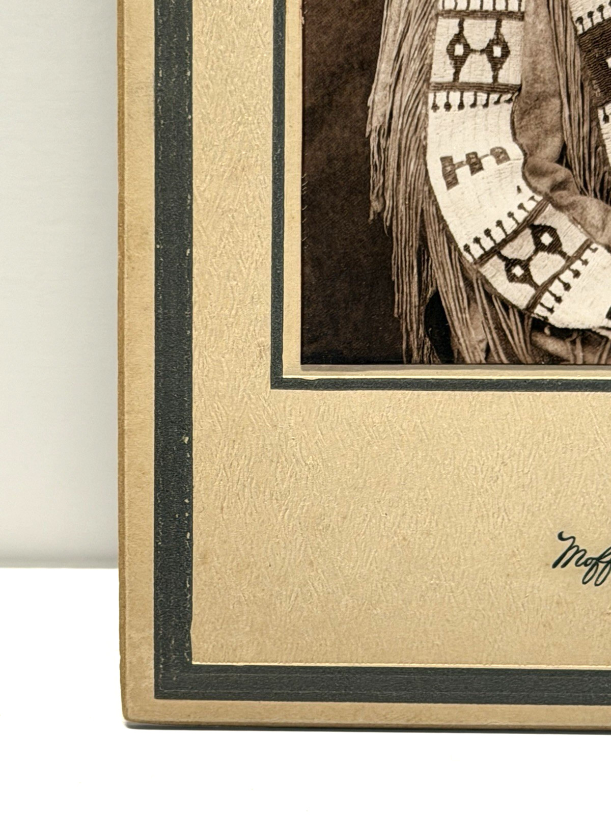 Vintage Native American Indian Portrait of Jack Red Cloud Chief of Oglala Sioux