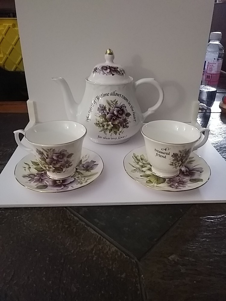Gold Edged Tea Set