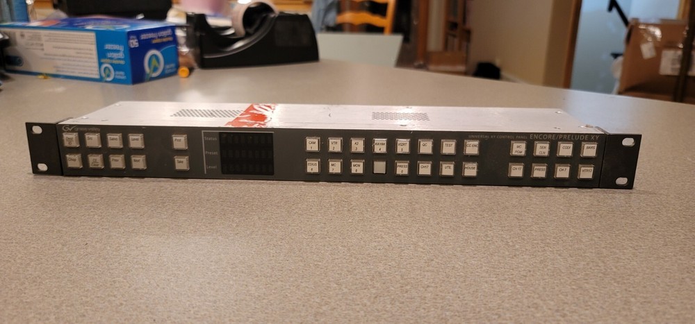 Grass Valley Encore pre-XY Universal XY Programmable Control Panel 1u rackmount