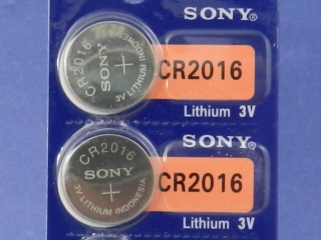 SONY  CR2016  LITHIUM 3V  BATTERY 2Pcs