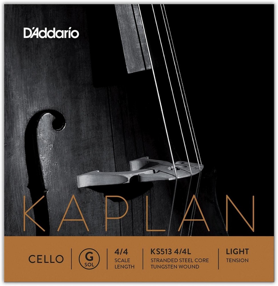 D'Addario Kaplan Series Cello G String 4/4 Size Light