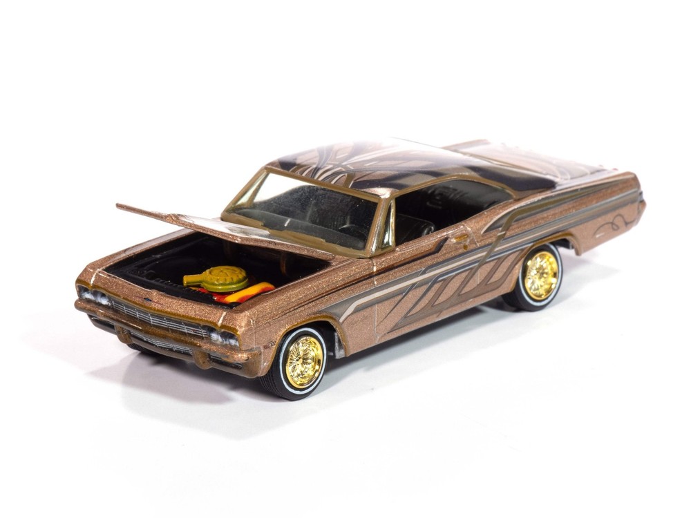Johnny Lightning 1965 Chevy Impala SS Lowrider (Custom Bronze Poly) (Auto World