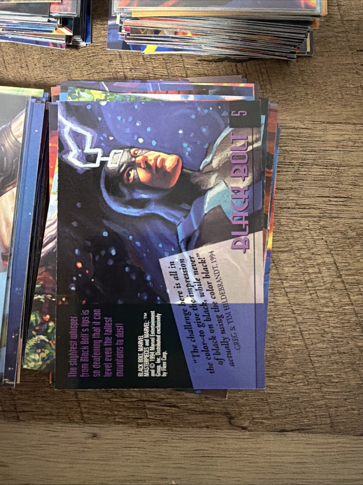 1994 marvel masterpieces lot of 200+ cards