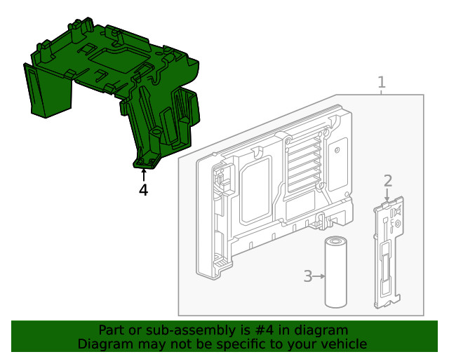 Genuine GM Mount Bracket 86557921