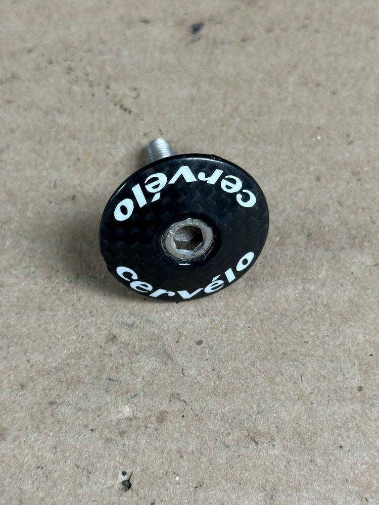 Cervelo 1 1/8 Threadless Carbon Headset Top Cap, Black