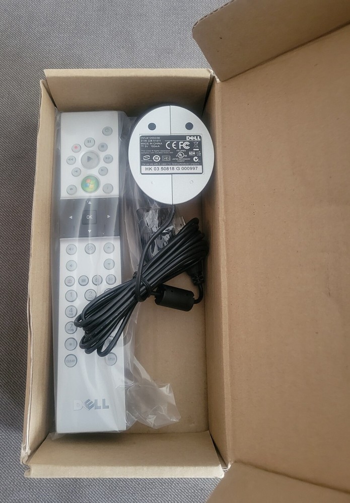 Dell IR Remote Control Gray Desktop Notebook Computers Windows OVU412002/00