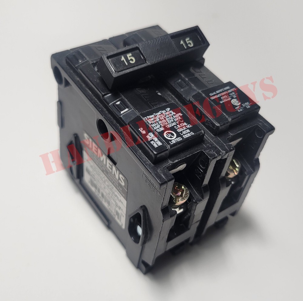 10 Pck Handle Tie Join 2 Single Pole Siemens Type BR Breakers Common Trip ECQTH3