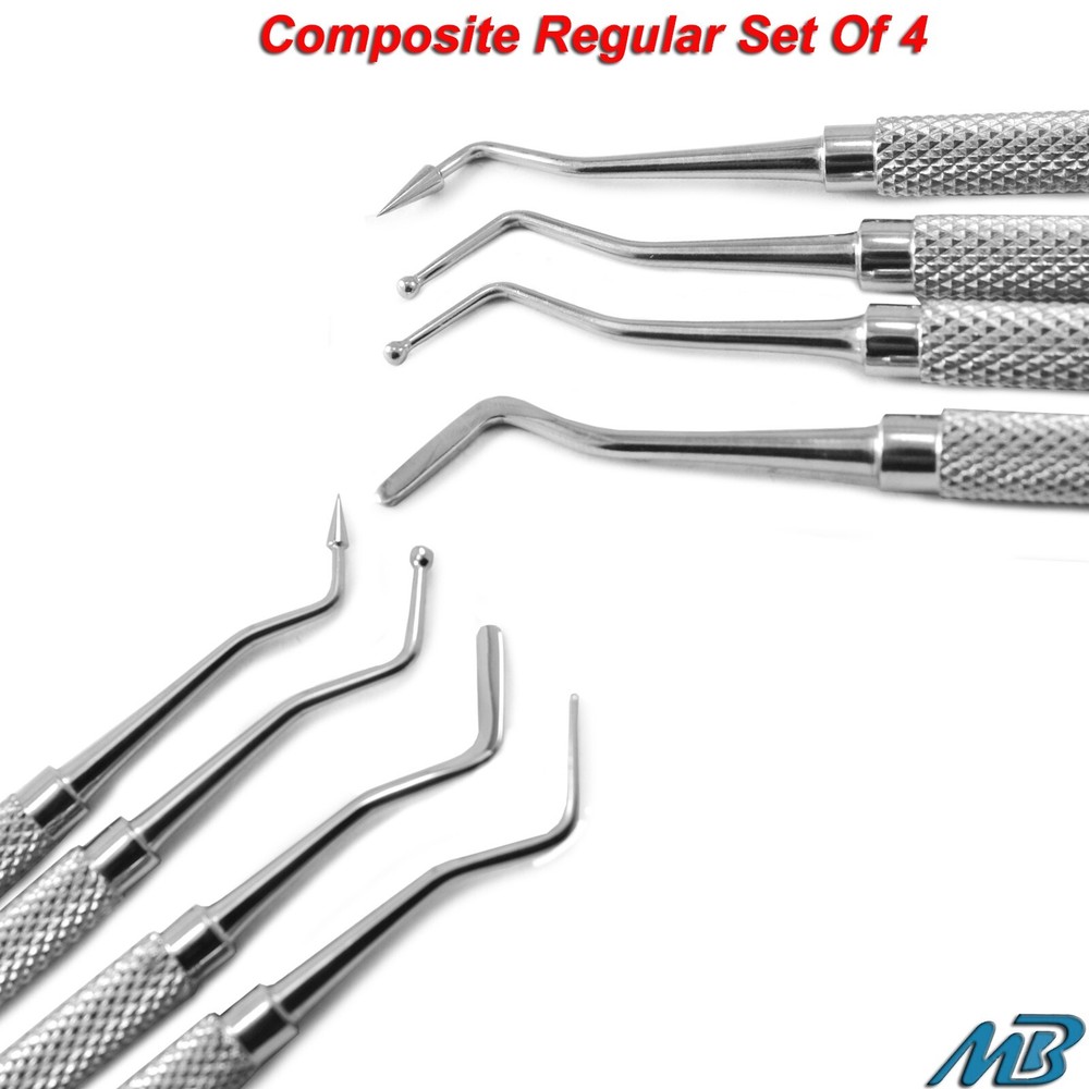 Dental Composite Filling Instruments Dentists Plugger Condenser Restorative Set