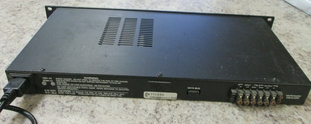 Altec Lansing 8551B 28 Band Single Eq Programmable Microaudio Equalizer
