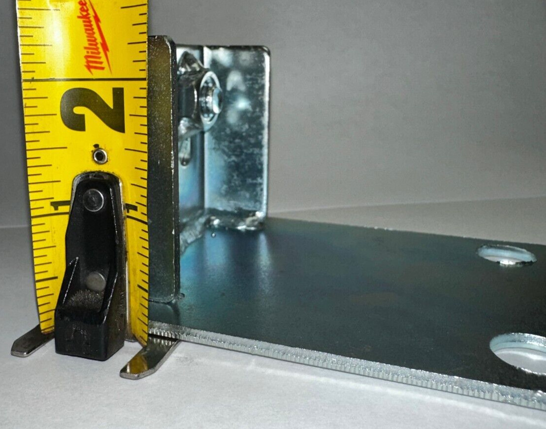 (50) Pallet Racking Universal Foot Plates for Upright; Nuts, Bolts, Washer added