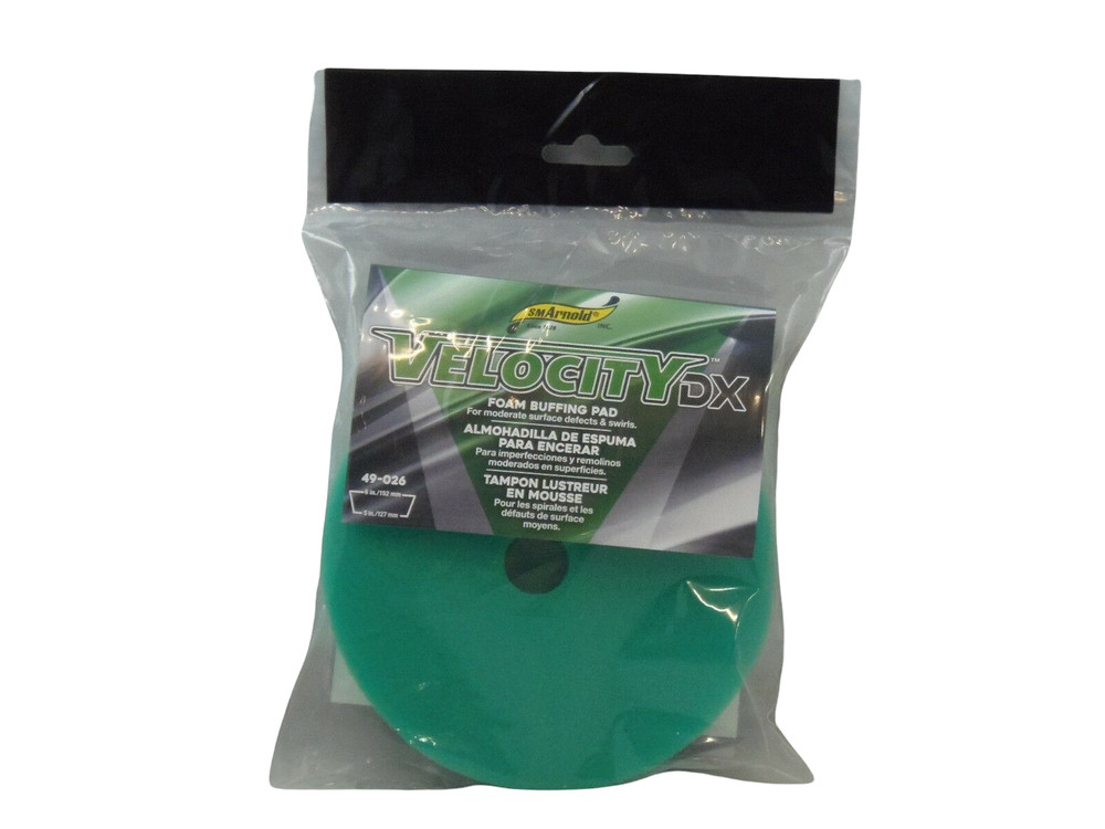 SM Arnold Velocity DX Buffing pad 7"  moderate surface defect Removal   2 pads