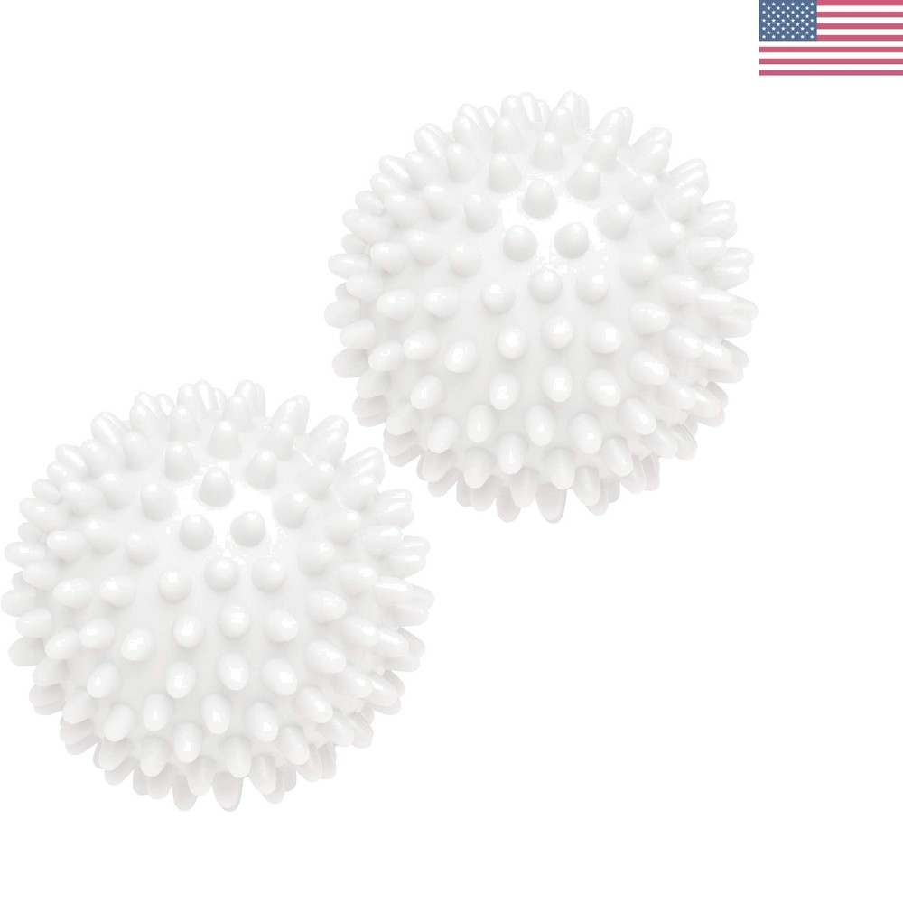 Laundry 360 2 Pack Dryer Balls | Reduces Drying Time | Reduces Static | Softens