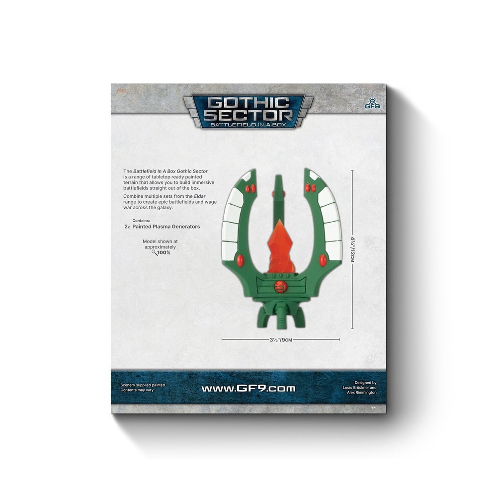 Gothic Sector: Eldar: Plasma Generators (x2) GF9 BB724