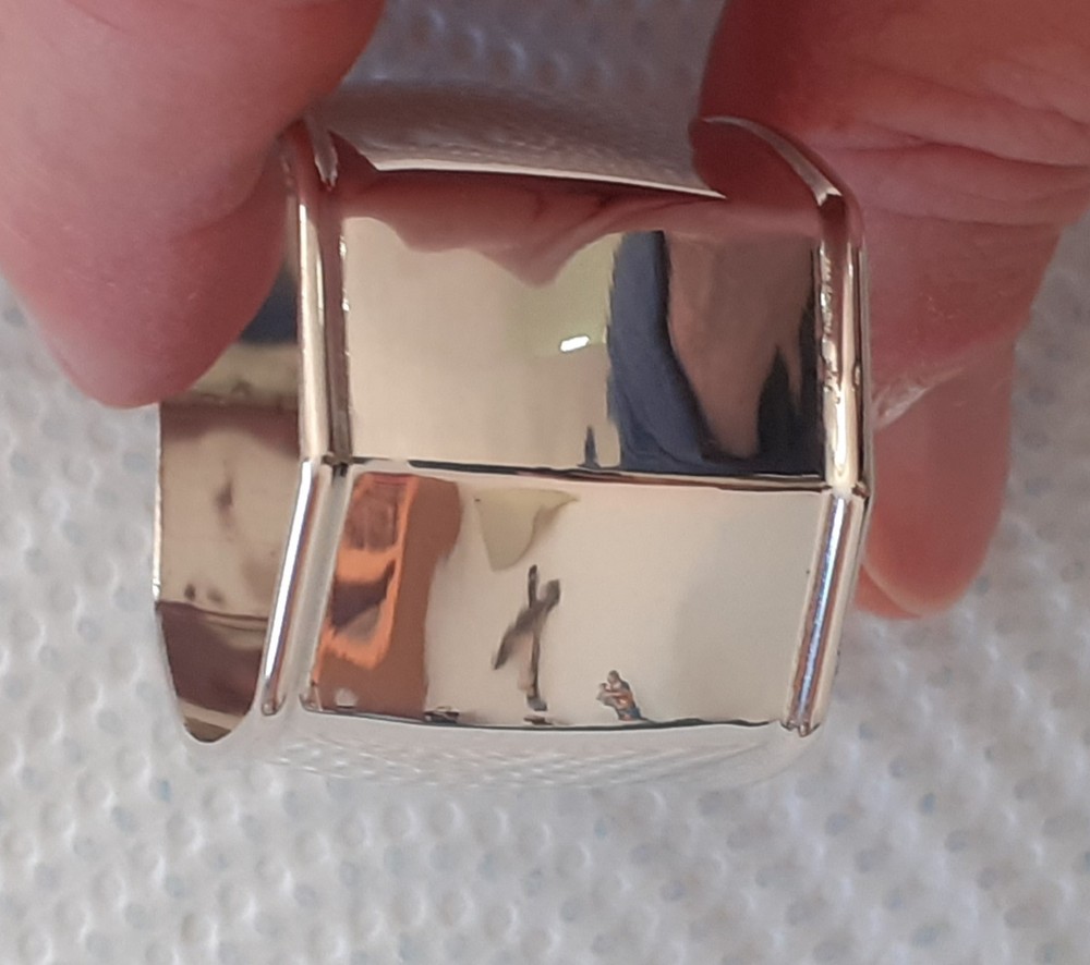 Vintage 800 Silver Napkin Holder