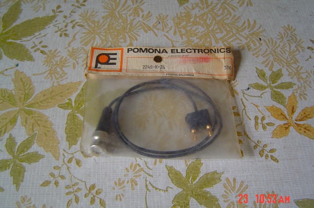 POMONA ELECTRONICS 2248-k-24  TEST LEADS