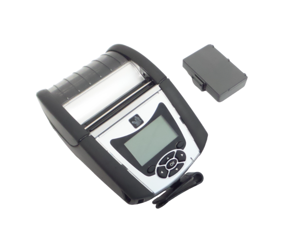 Zebra QLN320 Barcode Printer, WiFi, Bluetooth, Charger, Battery, Belt Clip!