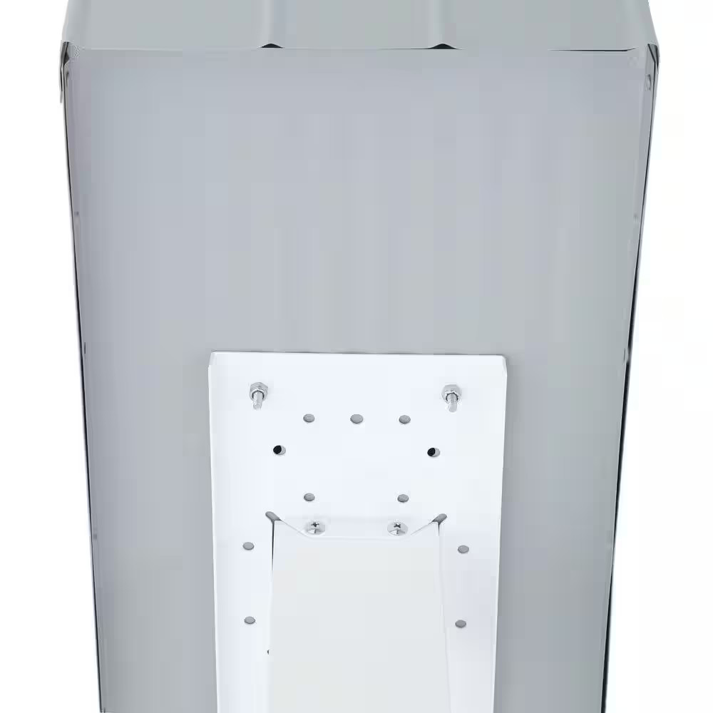 Stanley Gray Extra Large Steel Post Mount Mailbox