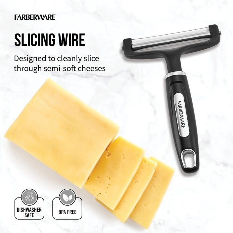 Farberware Professional Cheese Slicer with Plastic Black Handle