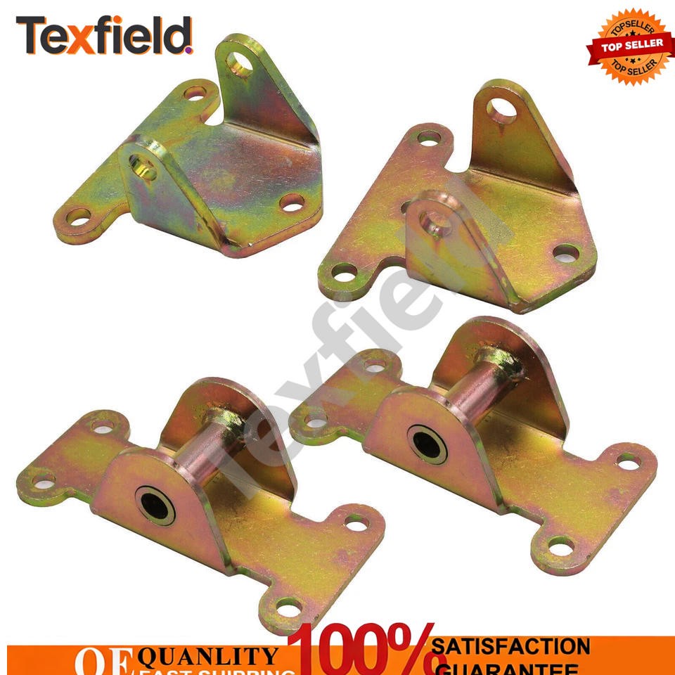 4PCS SBC BBC Solid Motor Engine Mount Combo Fits 1973-90 Camaro Firebird Impala