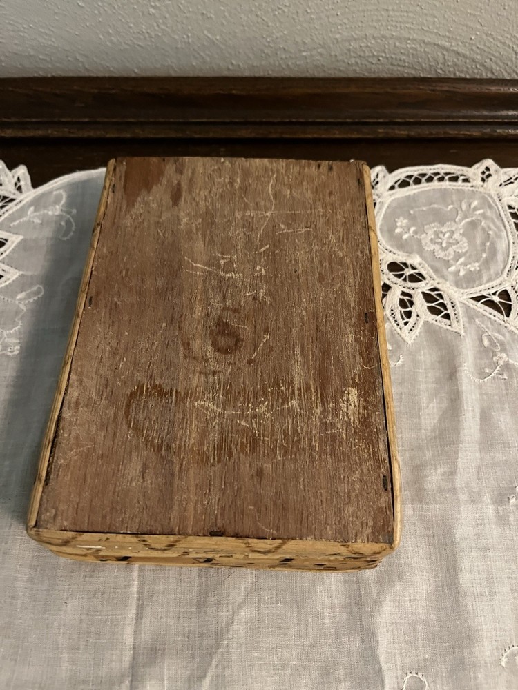 Vintage Bamboo Note Holder For Desk
