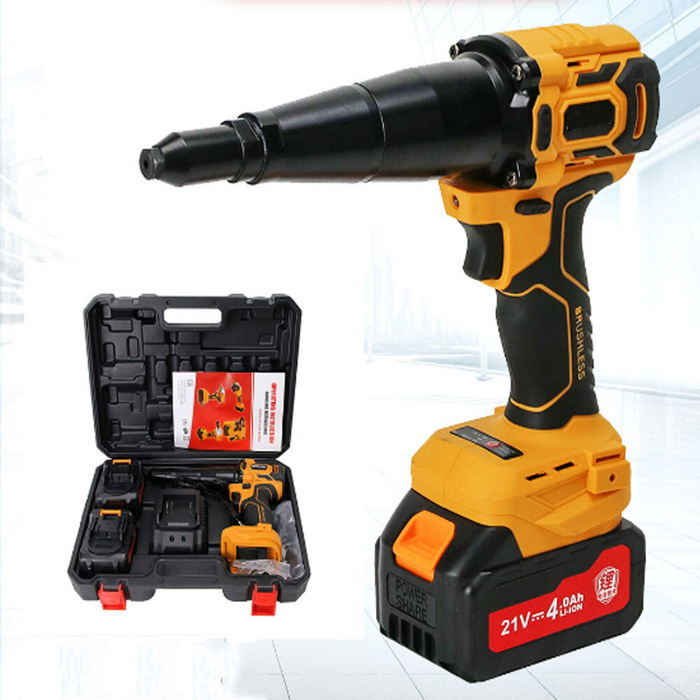 Handheld Brushless Automatic Riveter High-power 21V Electric Cordless Rivet Gun