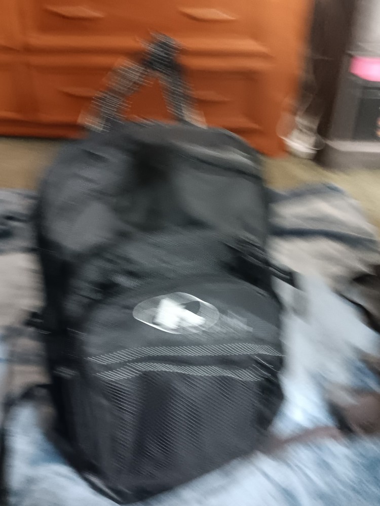 Slightly Used Black Backpack Without The Adjustable Straps Not Sure Why