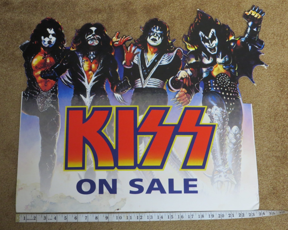 KISS DESTROYER BLOCKBUSTER PROMO STORE DISPLAY FOR CD REMASTERS 1996-97 ERA