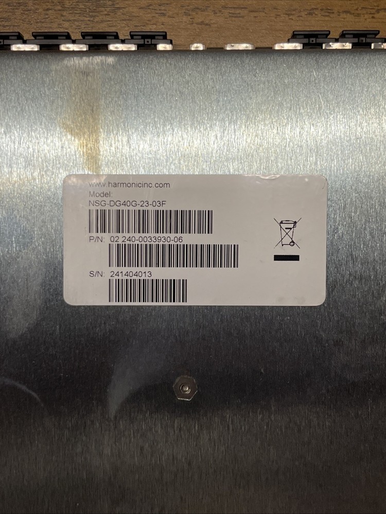 HARMONIC NSG-DG40G-23-0F EdgeQAM System Module