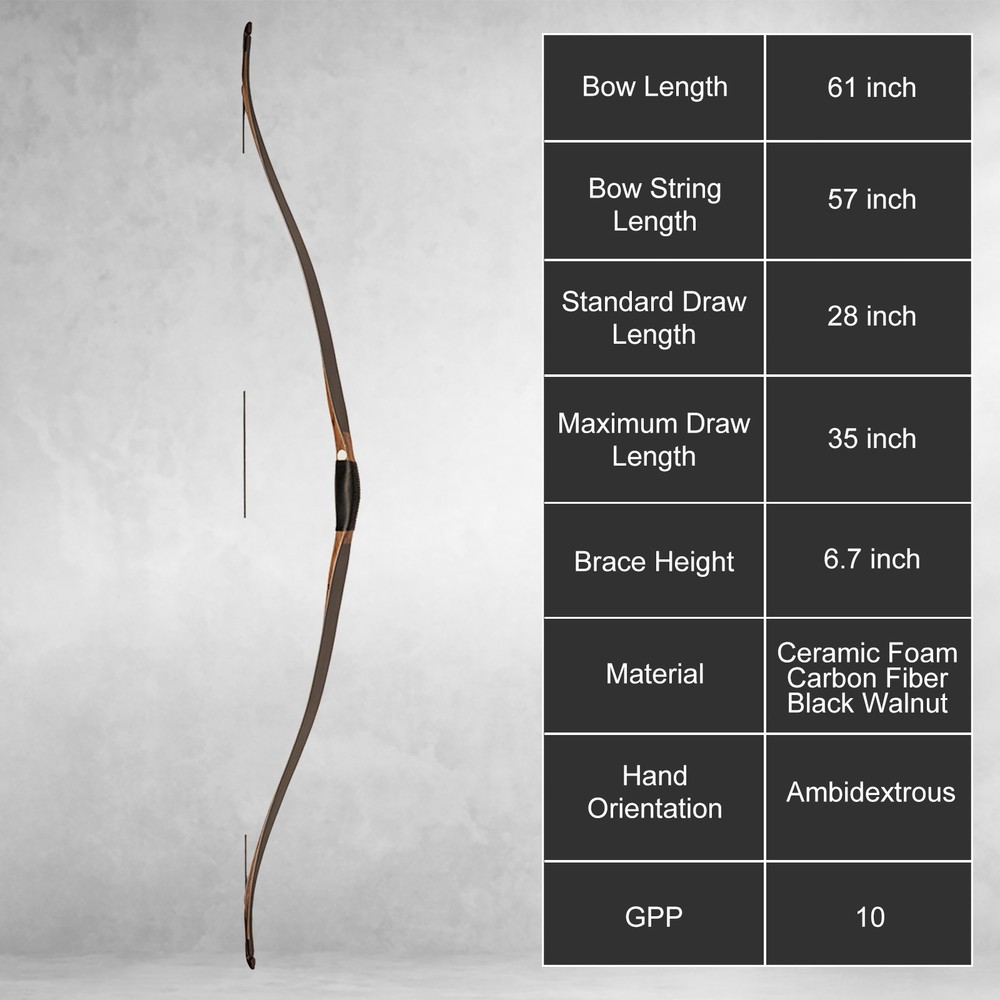 Handmade Laminated Traditional Bow Triangle Assyrian Bow Babylon For Competition