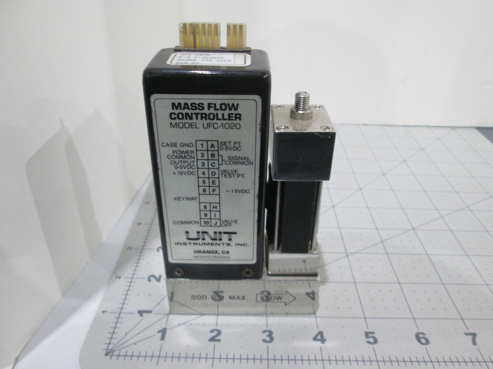 Unit, UFC-1020, Mass Flow Controller, O2, 10 SCCM, Used