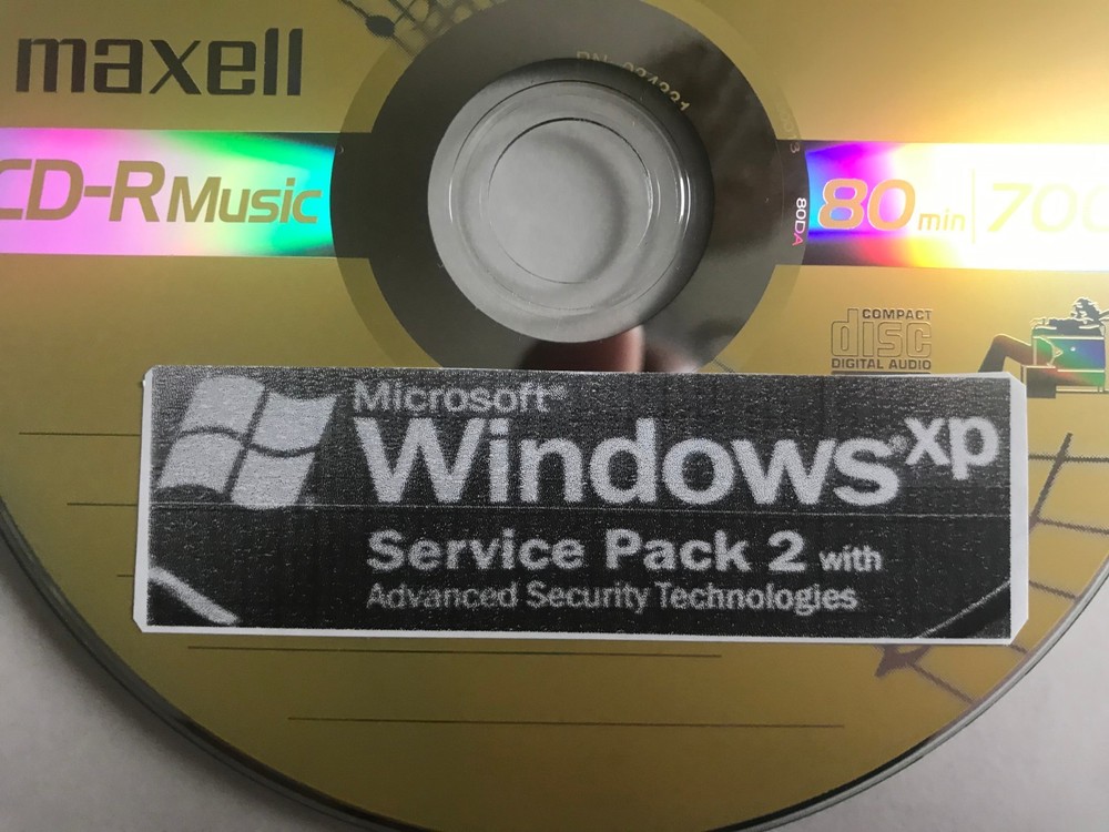 Microsoft Windows XP Service Pack 2 SP2 CD (Copy Disc Only )