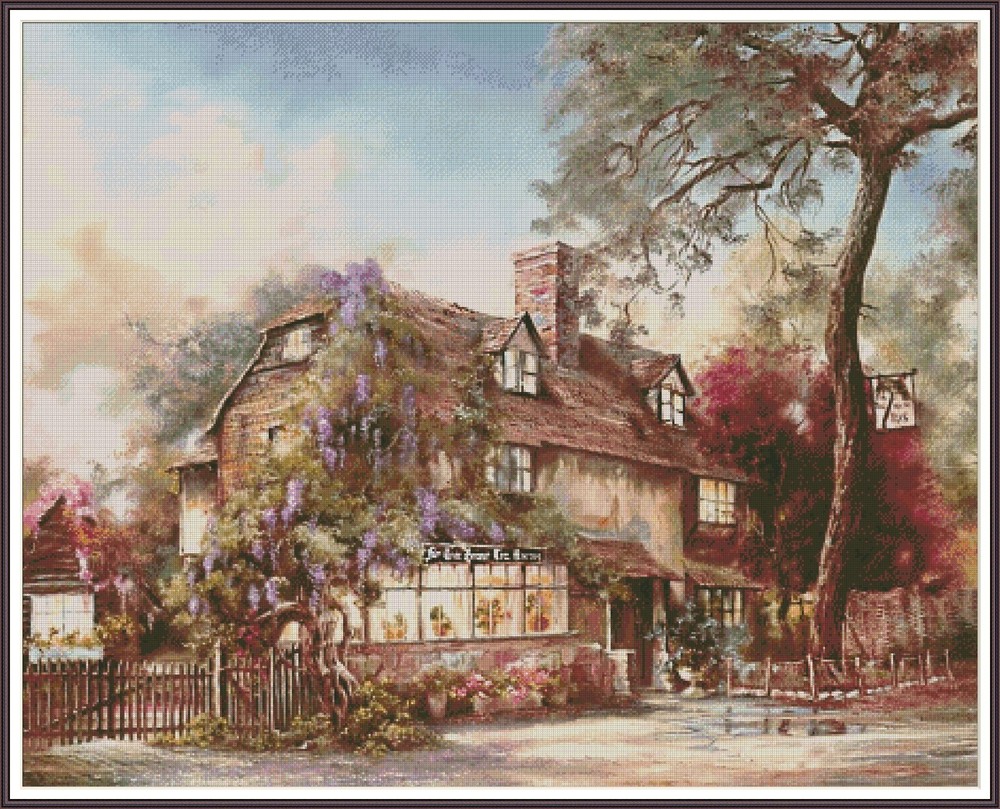 Country Manor 1444 Chart Counted Cross Stitch Pattern