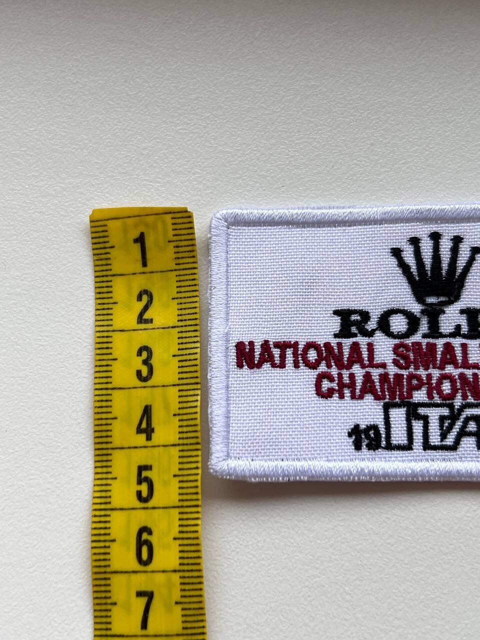 ONE LOT X3 ROLEX EMBROIDERED PATCH TENNIS CROWN CUP ROLEX WATCH CHAMPIONSHIP