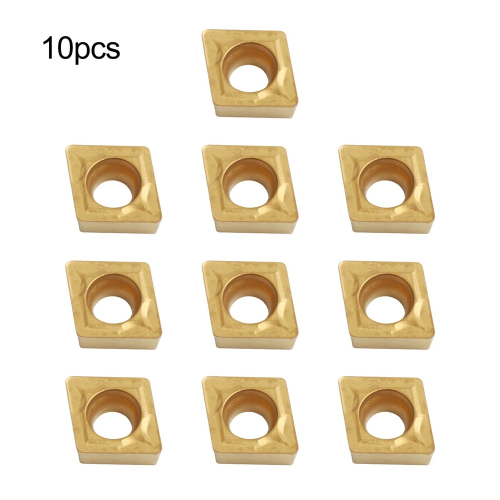 Tool Carbide Insert Practical Versatile 10pcs CCMT09T308 CCMT32.52 CNC