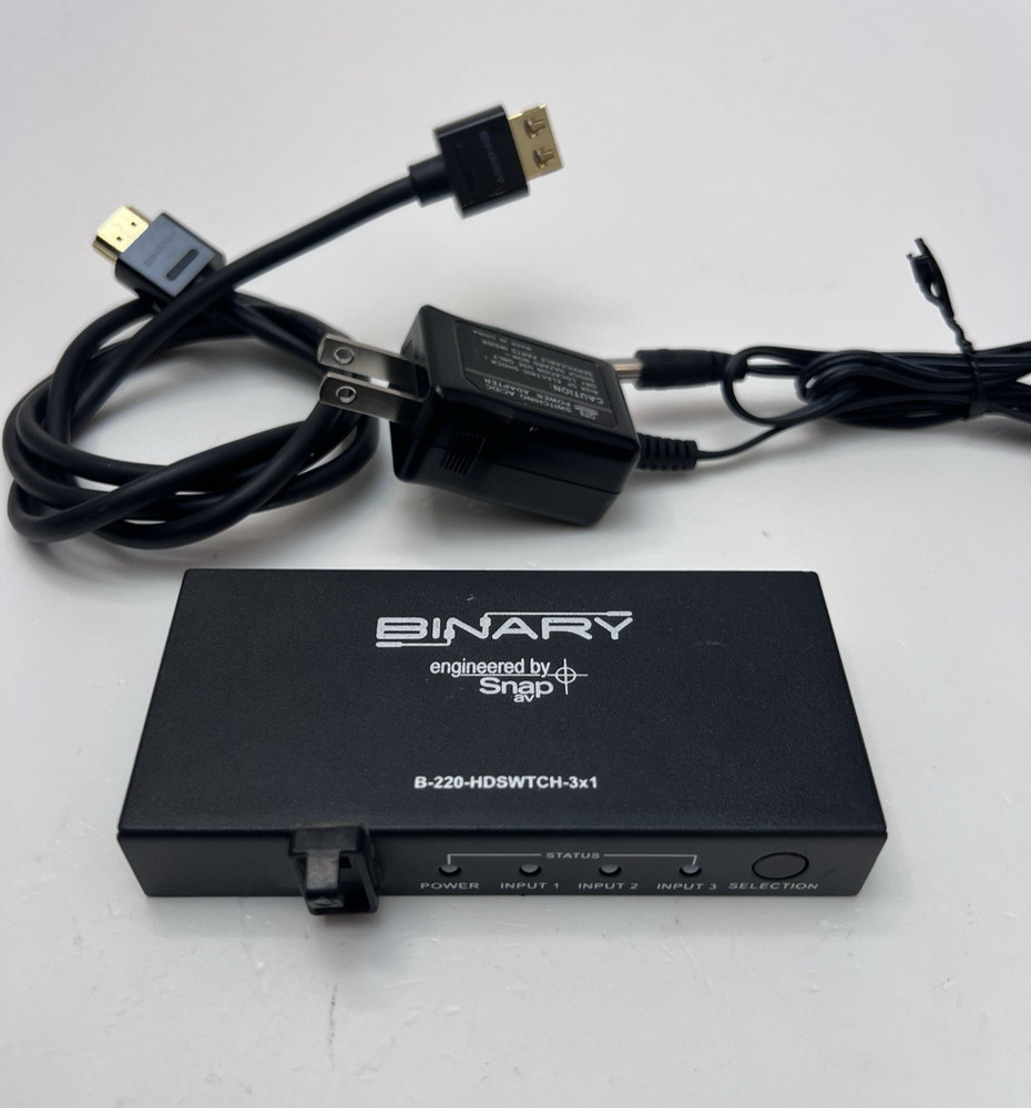 BINARY B-220-HDSWTCH-3x1 HDMI, HDMI Switcher