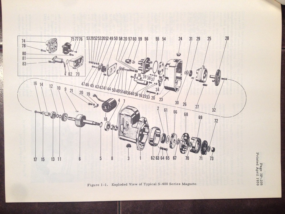Bendix S-400 Flange Mounted Magneto Overhaul Manual