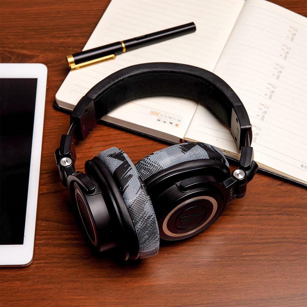 Wicked Cushions Replacement Ear Pads For Audio Technica ATH M50X - Black