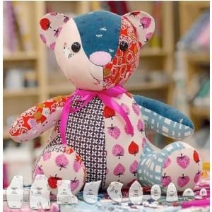 30 Pcs Acrylic Memory Bear Template Ruler Set, Sewing Patterns for Beginners ...