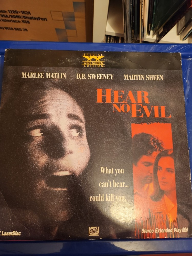 Hear No Evil Laserdisc