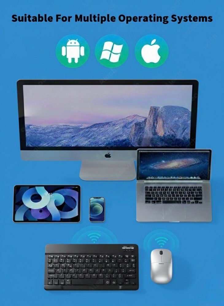 Keyboard For Tablet Android iOS Windows Wireless Keyboard Bluetooth-compatible