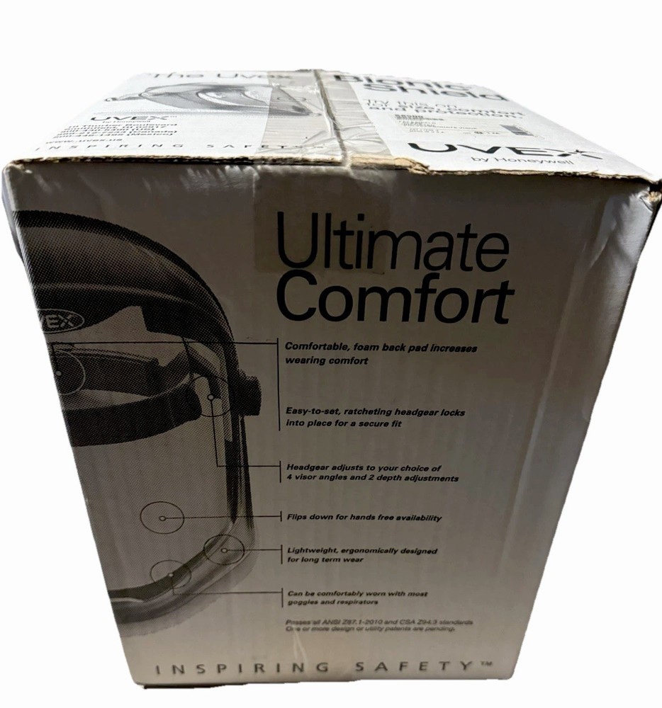 The Uvex Bionic Shield Face Shield with UV Protection