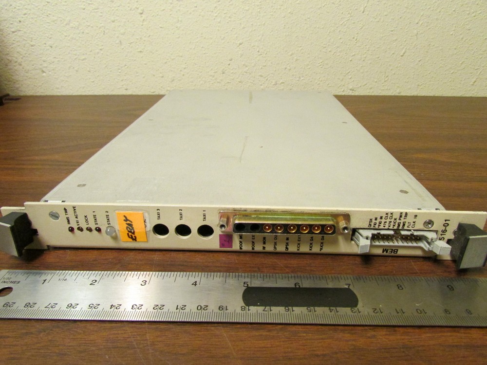 Stanford Linear Accelerator Back-End RF Module VXI Plugin Incomplete