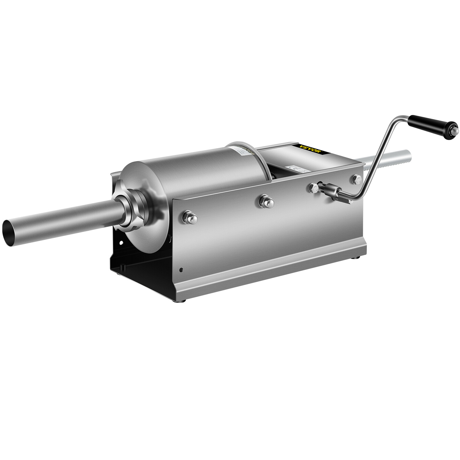 VEVOR 3L Horizontal Commercial Sausage Stuffer 2Speed Stainless Steel Meat Press