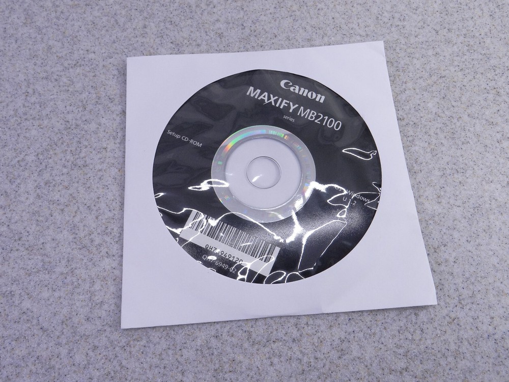 Setup SOFTWARE for CANON Maxify MB2100 Printer Software