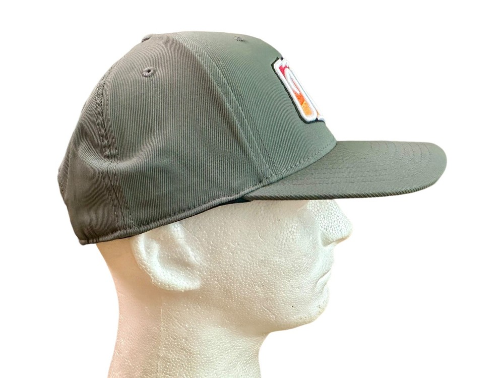Klim Script Hat Cap Snapback Light Gray 3D Embroidered Logo OSFM