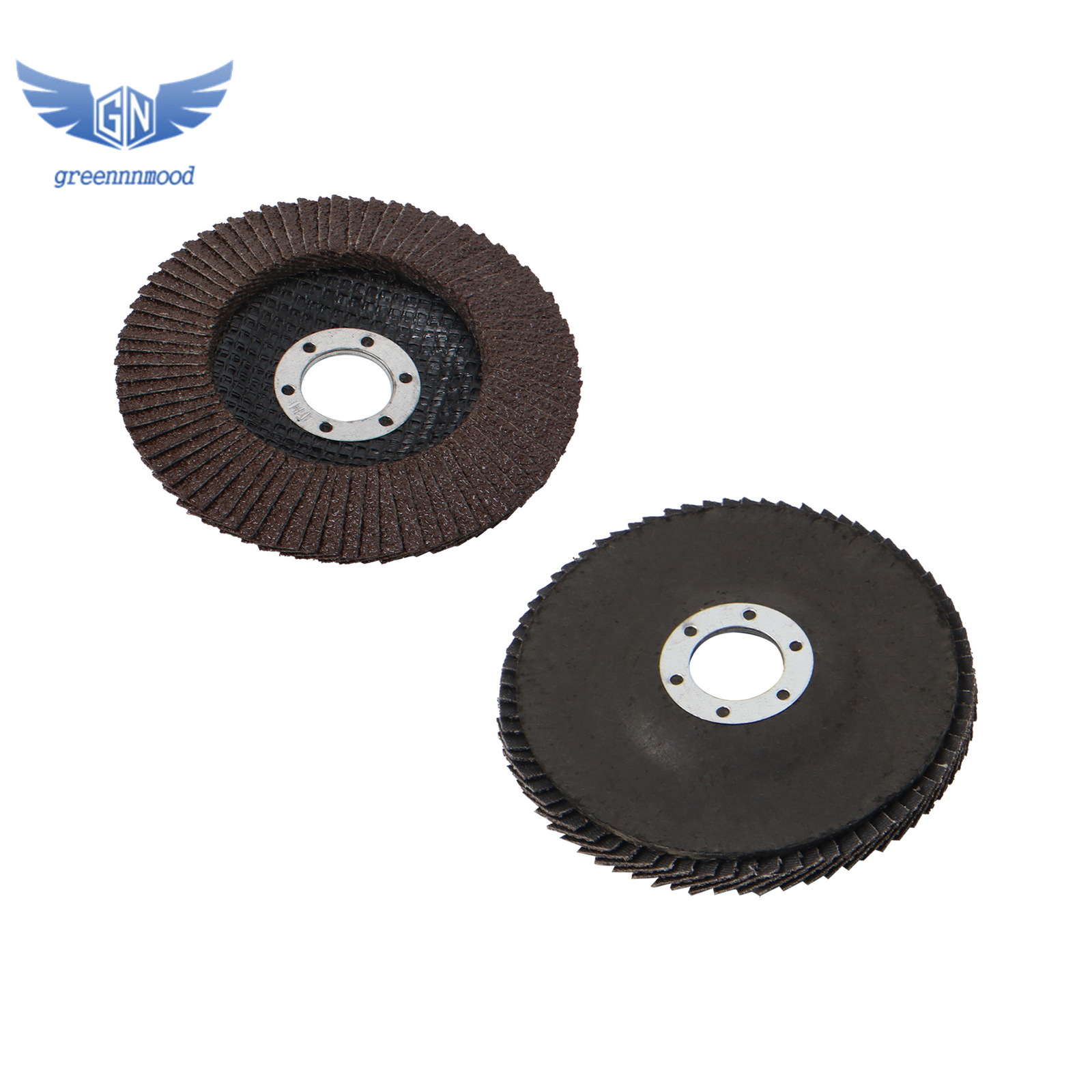 100PCS Premium Zirconia Flap Disc Sanding Grinding 4-1/2" × 7/8" 40 Grit