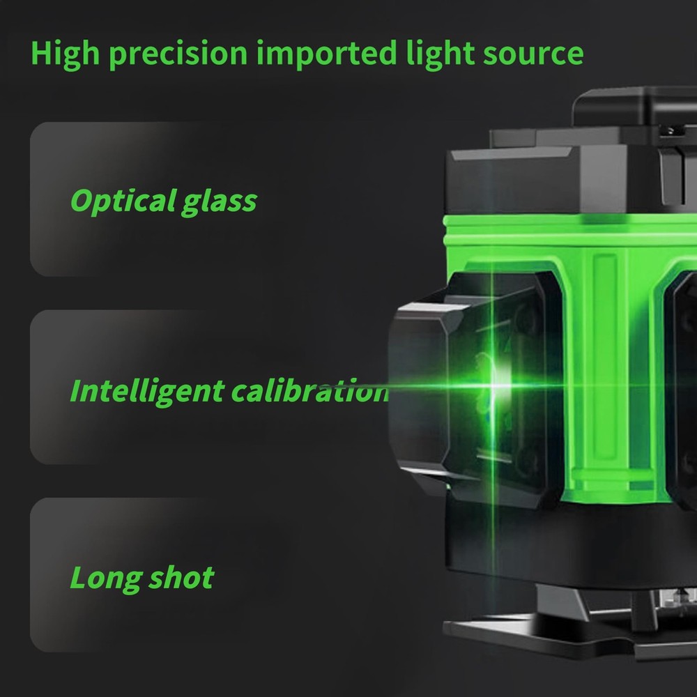 Laser Level, Laser Level Self Leveling Tool with Rechargeable Battery